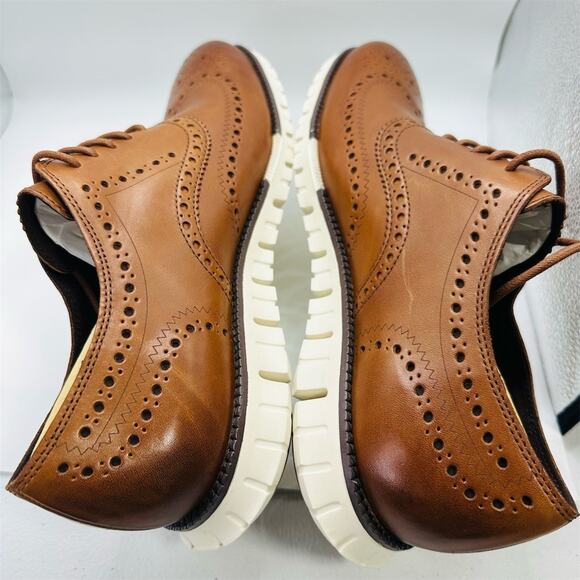Cole Haan ZERØGRAND Wingtip Oxford Men\'s Dress Shoes Brown Size 11 M main image 6